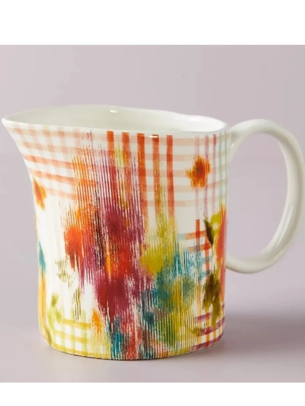 ANTHROPOLOGIE LEIGH CREAMER PITCHER NEW